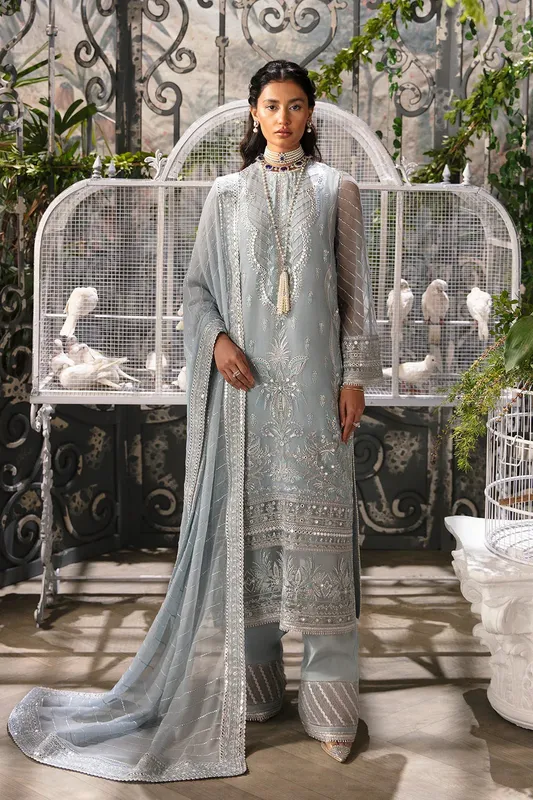 Silk chiffon long shirt in raw silk and organza with luxurious drape – view 1 – Poshaq
