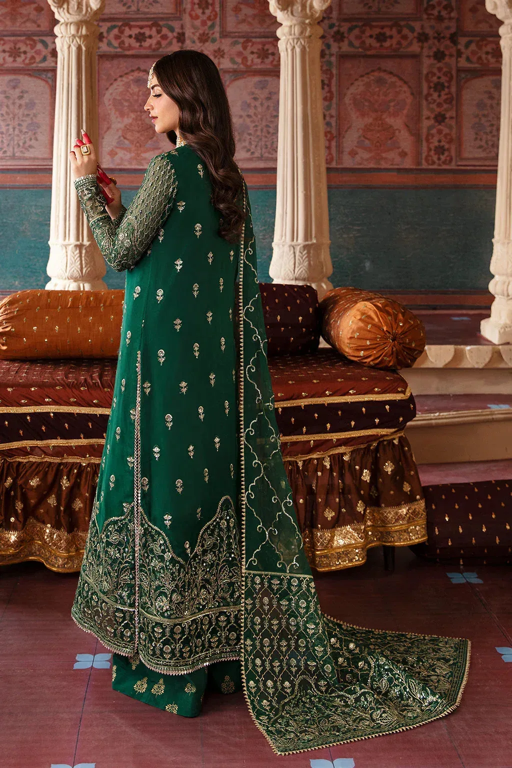 Afrozeh Raw Silk – view 2 – Poshaq