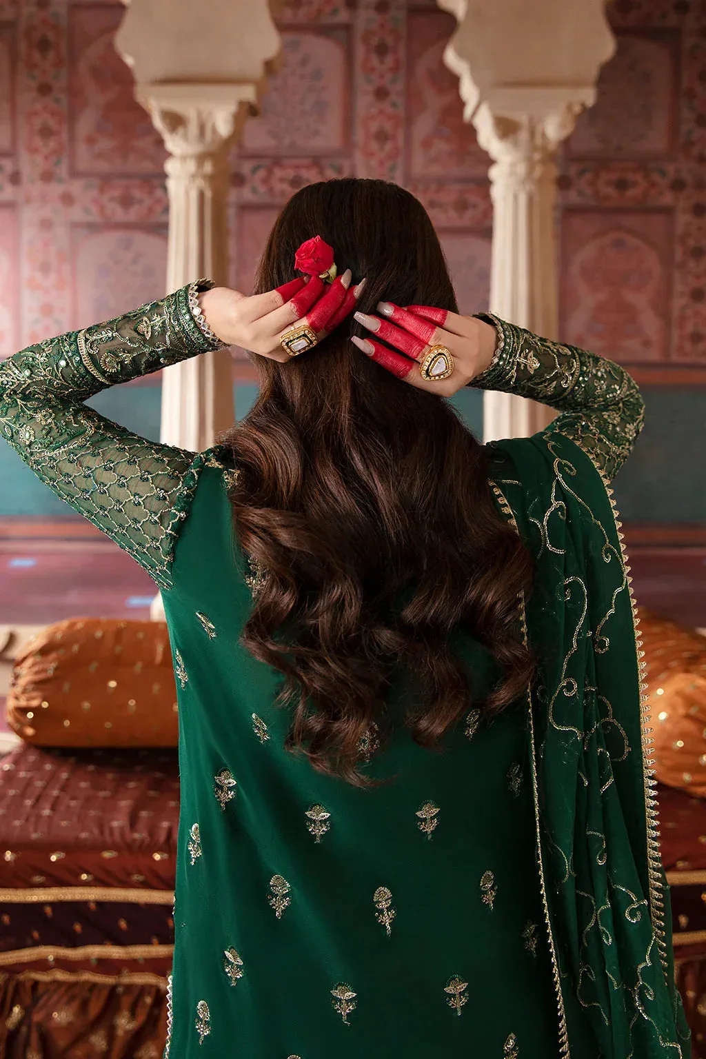 Afrozeh Raw Silk – view 5 – Poshaq