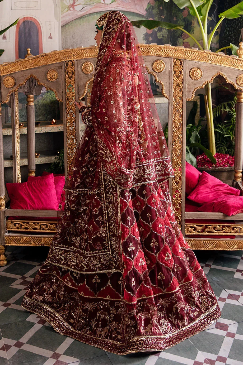 Afrozeh Raw Silk – view 2 – Poshaq