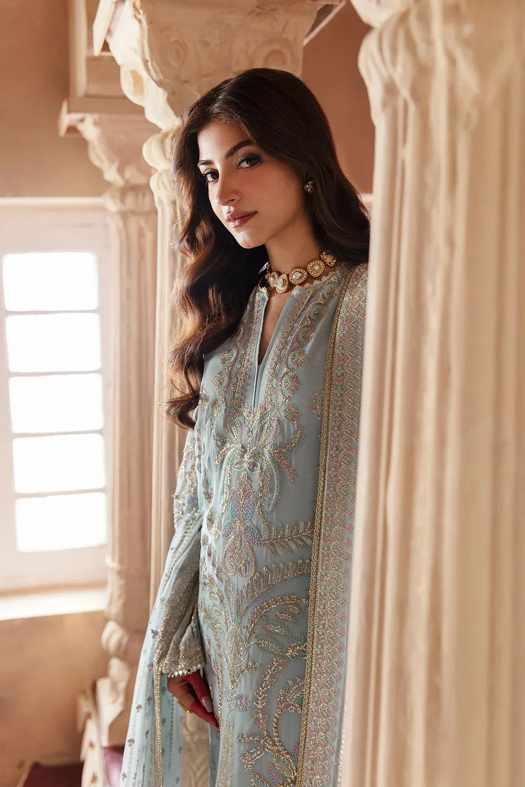 Afrozeh Raw Silk – view 3 – Poshaq