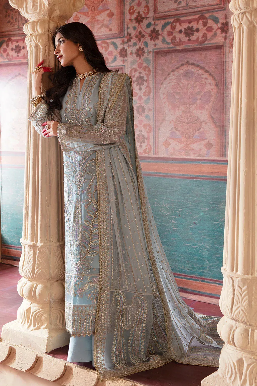 Afrozeh Raw Silk – view 4 – Poshaq