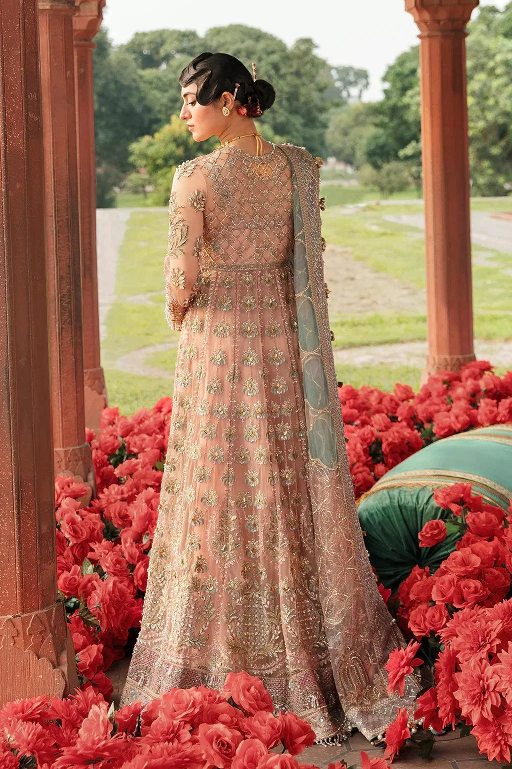 Afrozeh Organza – view 2 – Poshaq