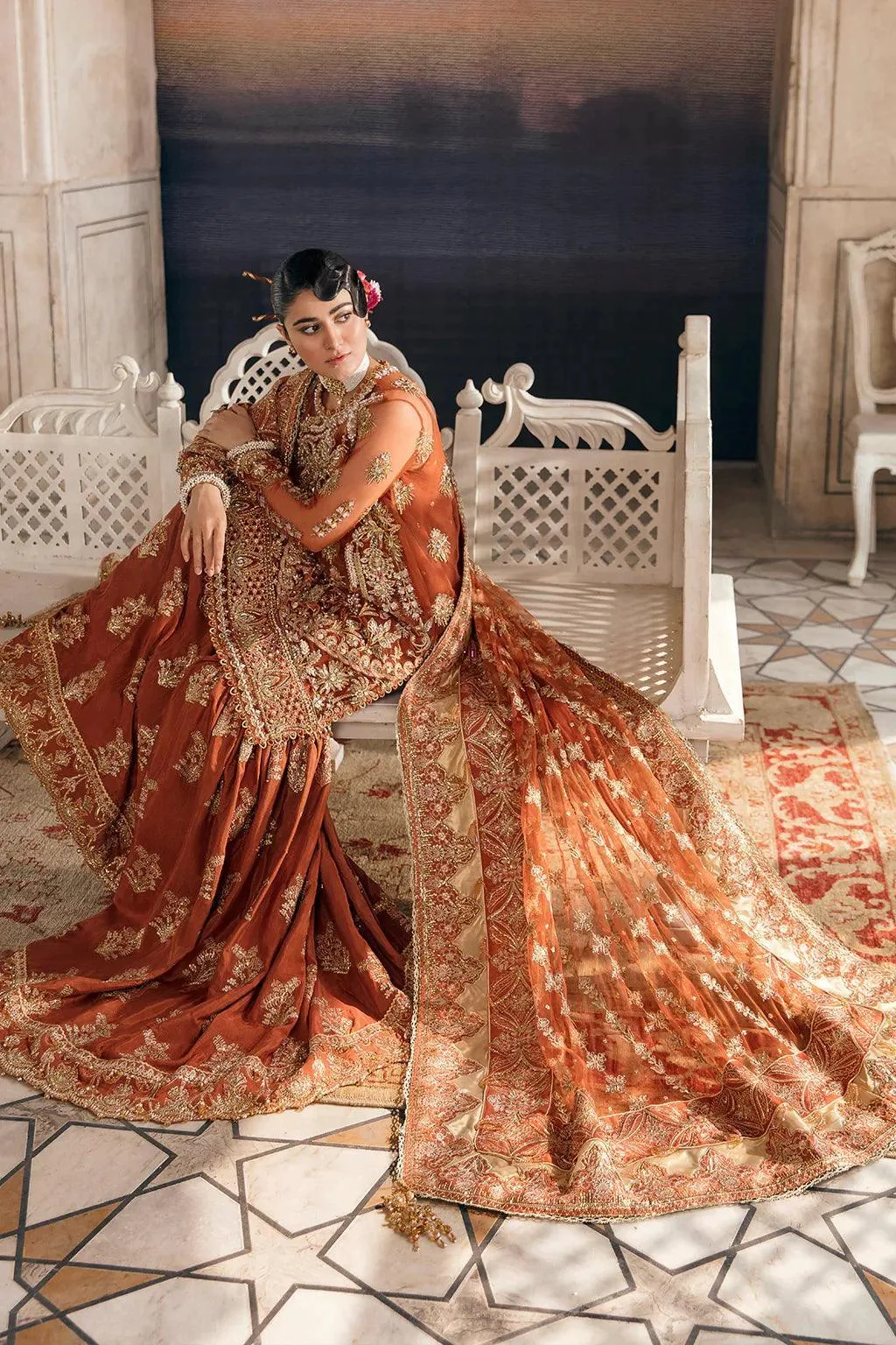 Afrozeh Organza – view 2 – Poshaq