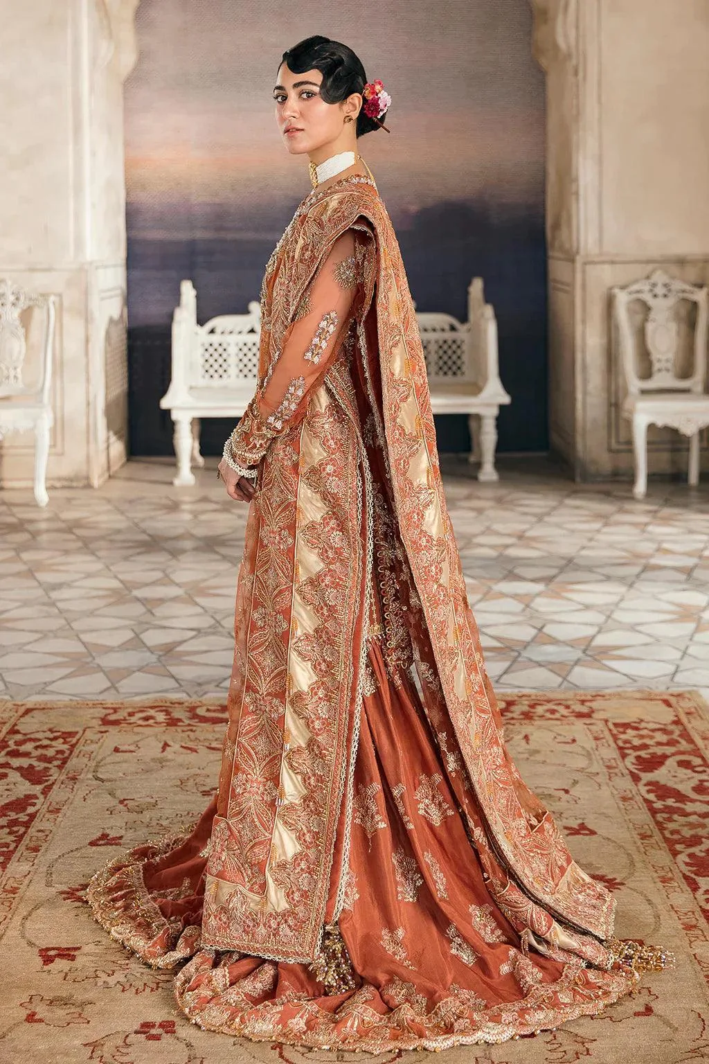 Afrozeh Organza – view 3 – Poshaq