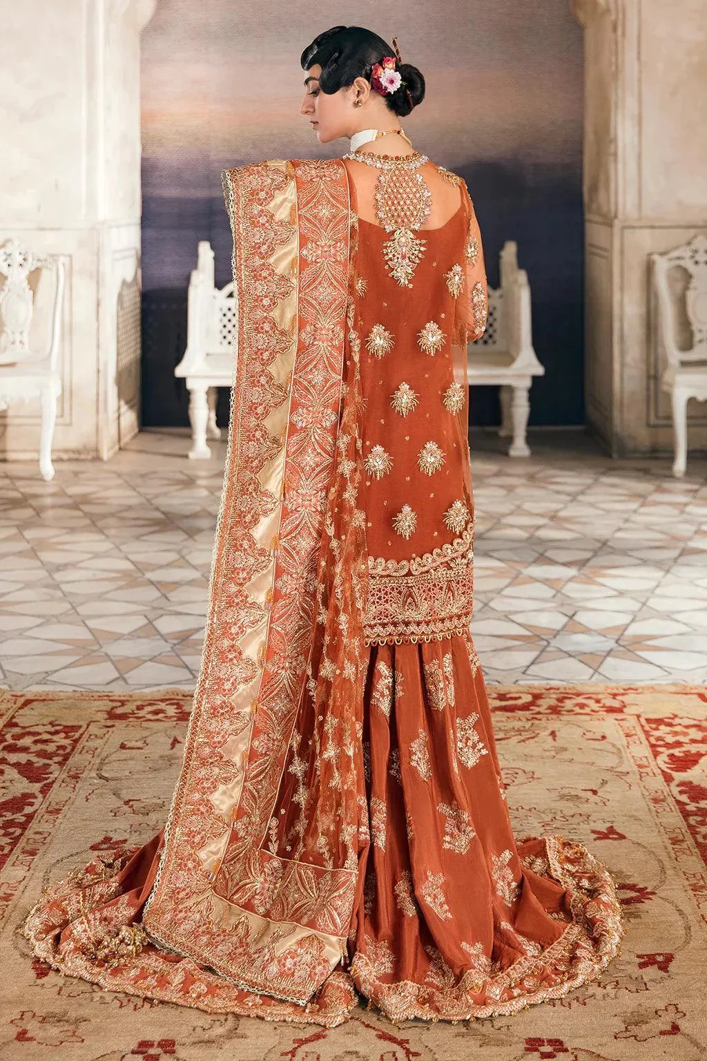Afrozeh Organza – view 4 – Poshaq