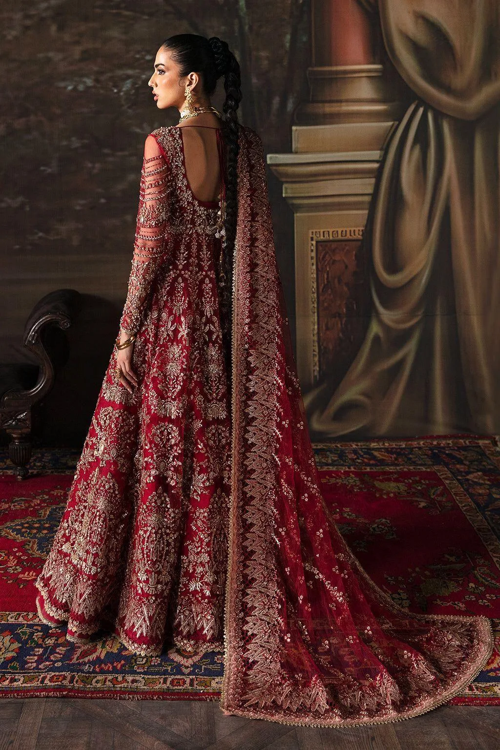 Afrozeh Raw Silk – view 4 – Poshaq