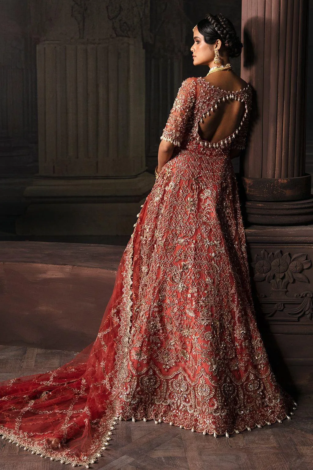Afrozeh Raw Silk – view 4 – Poshaq