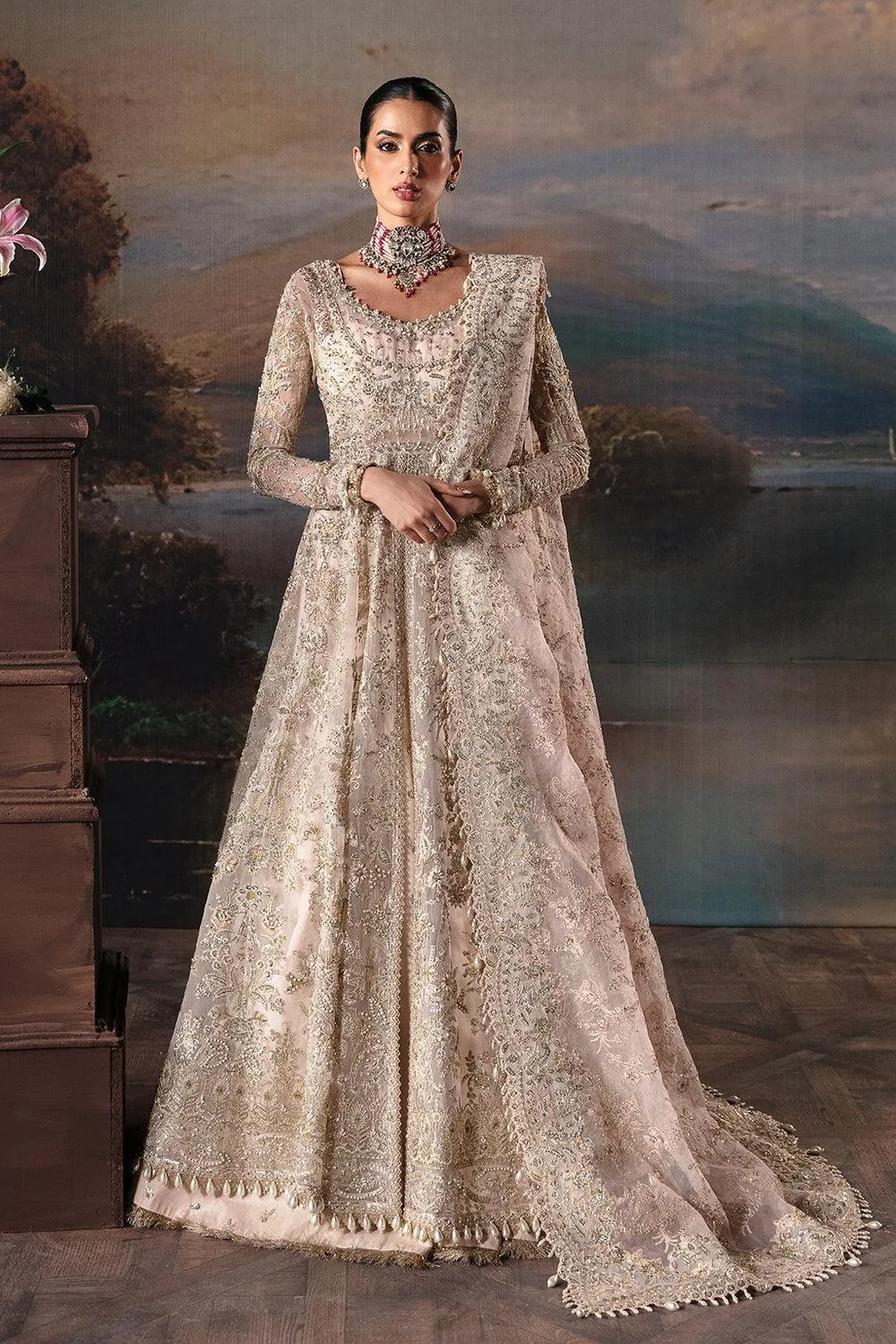 Afrozeh Raw Silk – view 1 – Poshaq