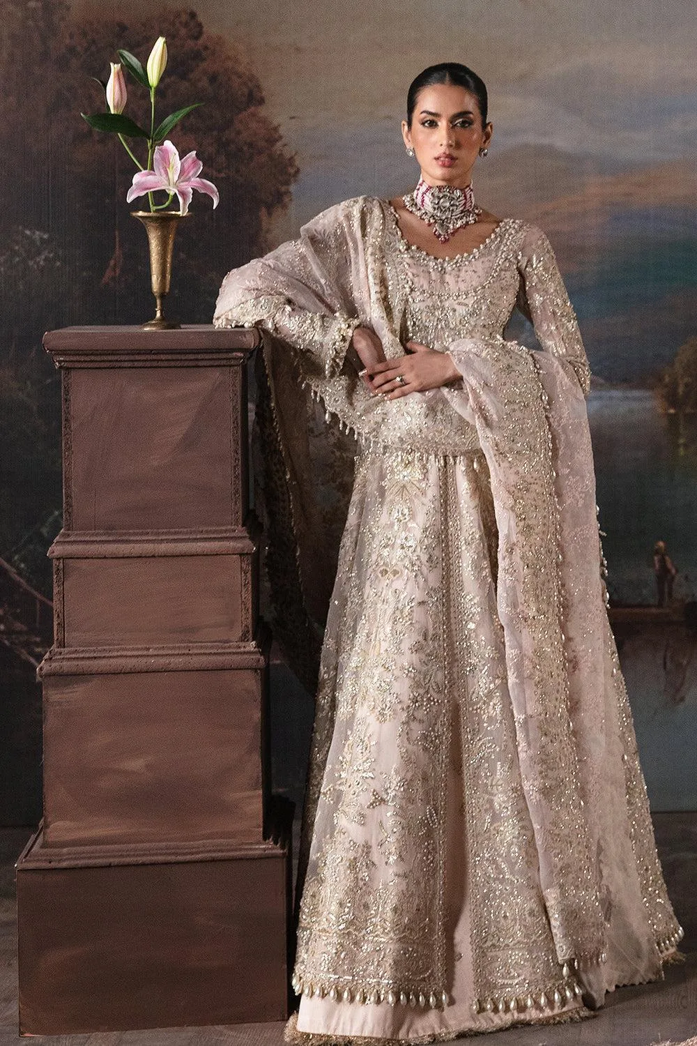 Afrozeh Raw Silk – view 3 – Poshaq