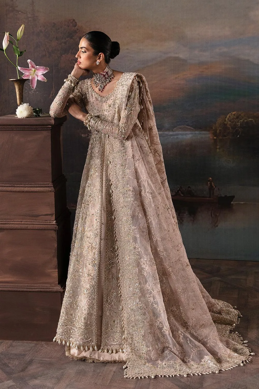 Afrozeh Raw Silk – view 5 – Poshaq