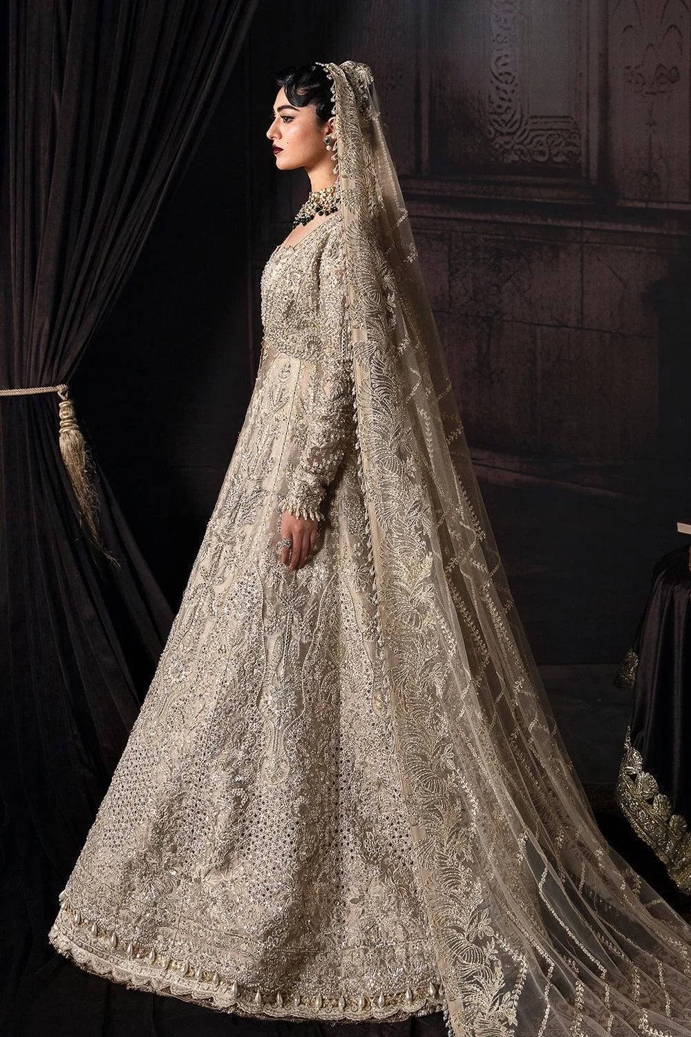 Afrozeh Organza – view 3 – Poshaq