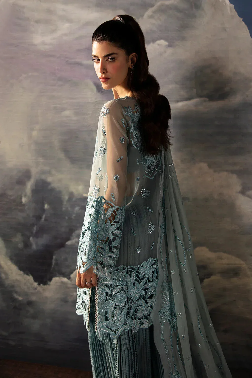Afrozeh Raw Silk – view 4 – Poshaq
