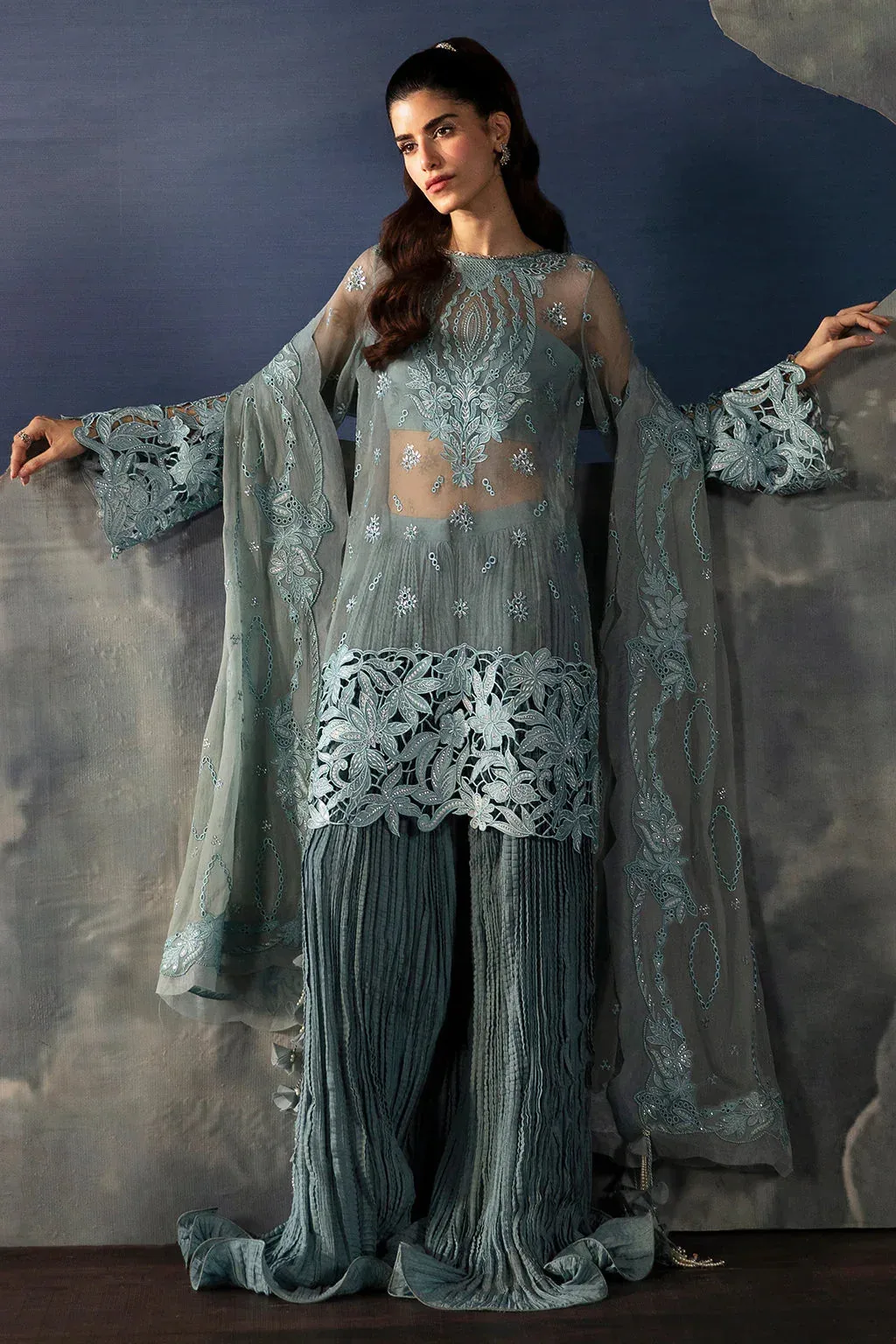 Afrozeh Raw Silk – view 5 – Poshaq