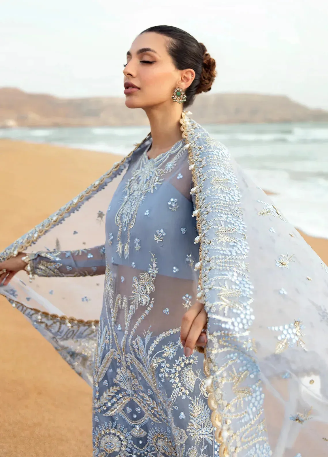 Afrozeh Raw Silk – view 3 – Poshaq