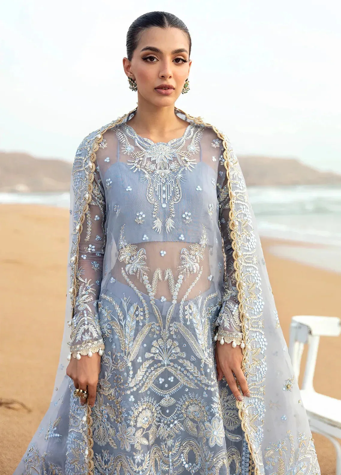 Afrozeh Raw Silk – view 4 – Poshaq