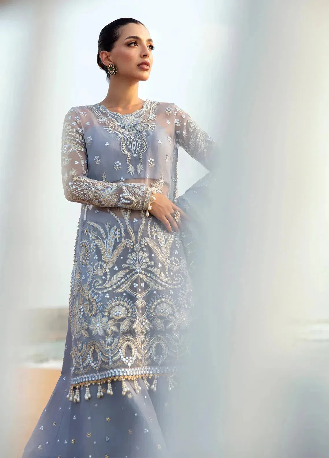 Afrozeh Raw Silk – view 5 – Poshaq