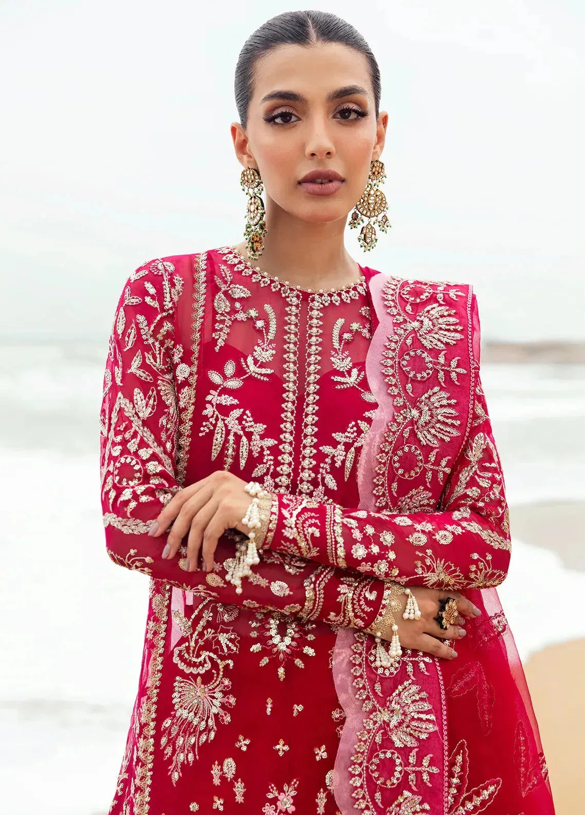 Afrozeh Raw Silk – view 3 – Poshaq