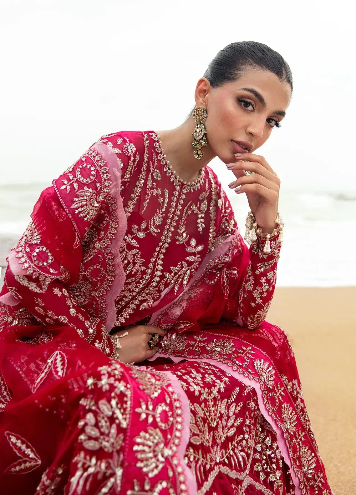 Afrozeh Raw Silk – view 5 – Poshaq