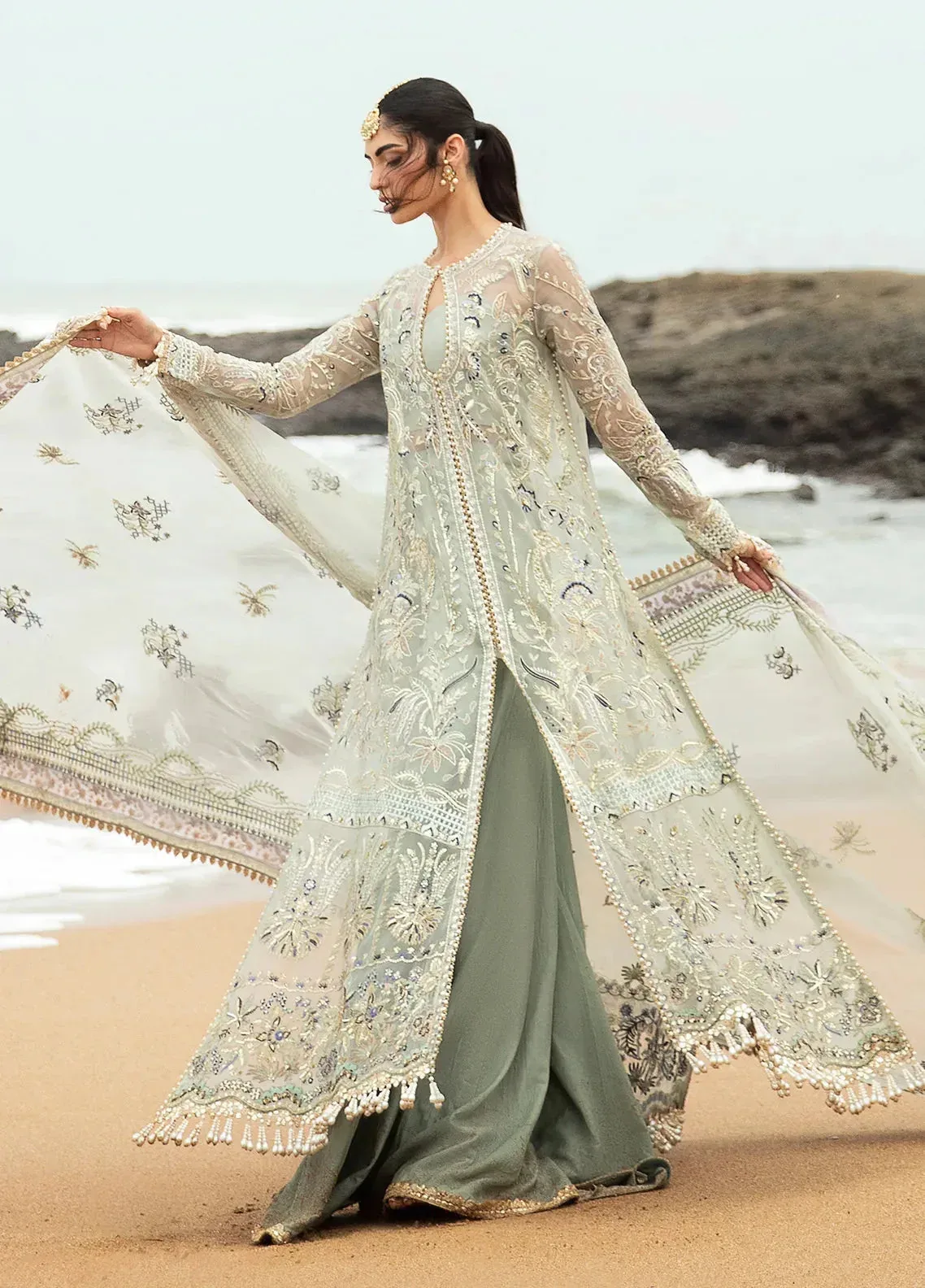 Afrozeh Raw Silk – view 3 – Poshaq