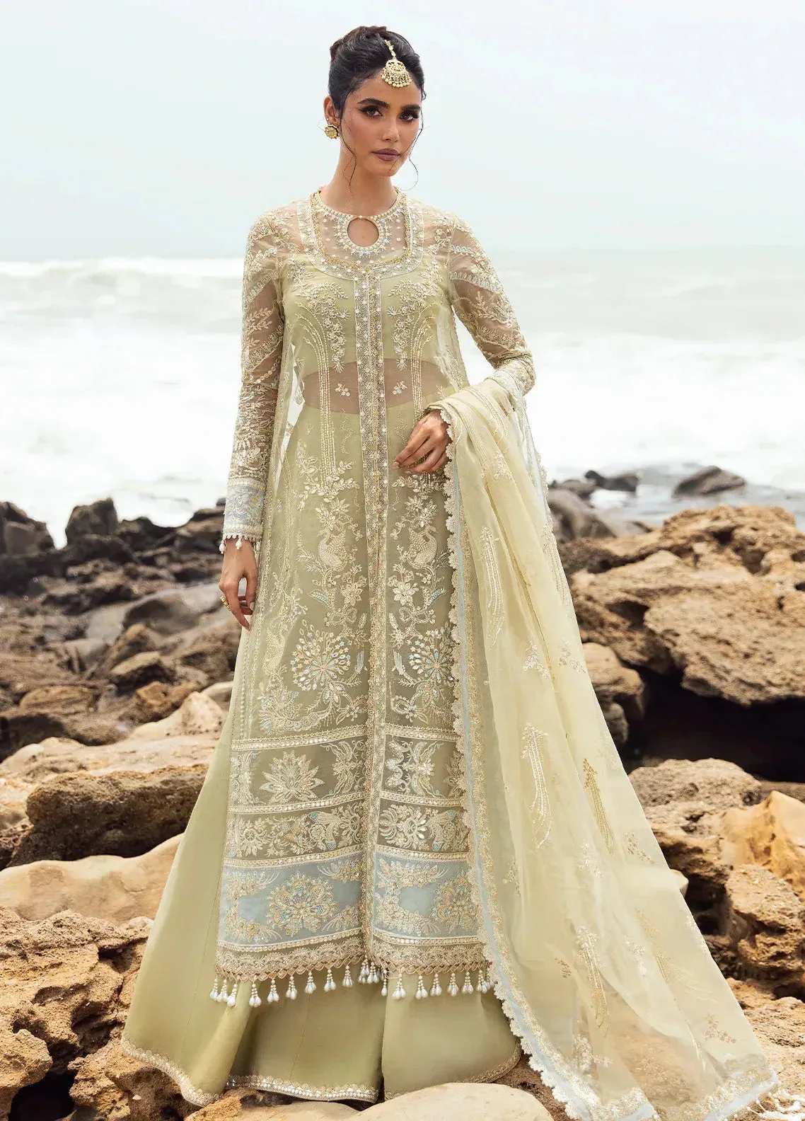 Afrozeh Raw Silk – view 1 – Poshaq