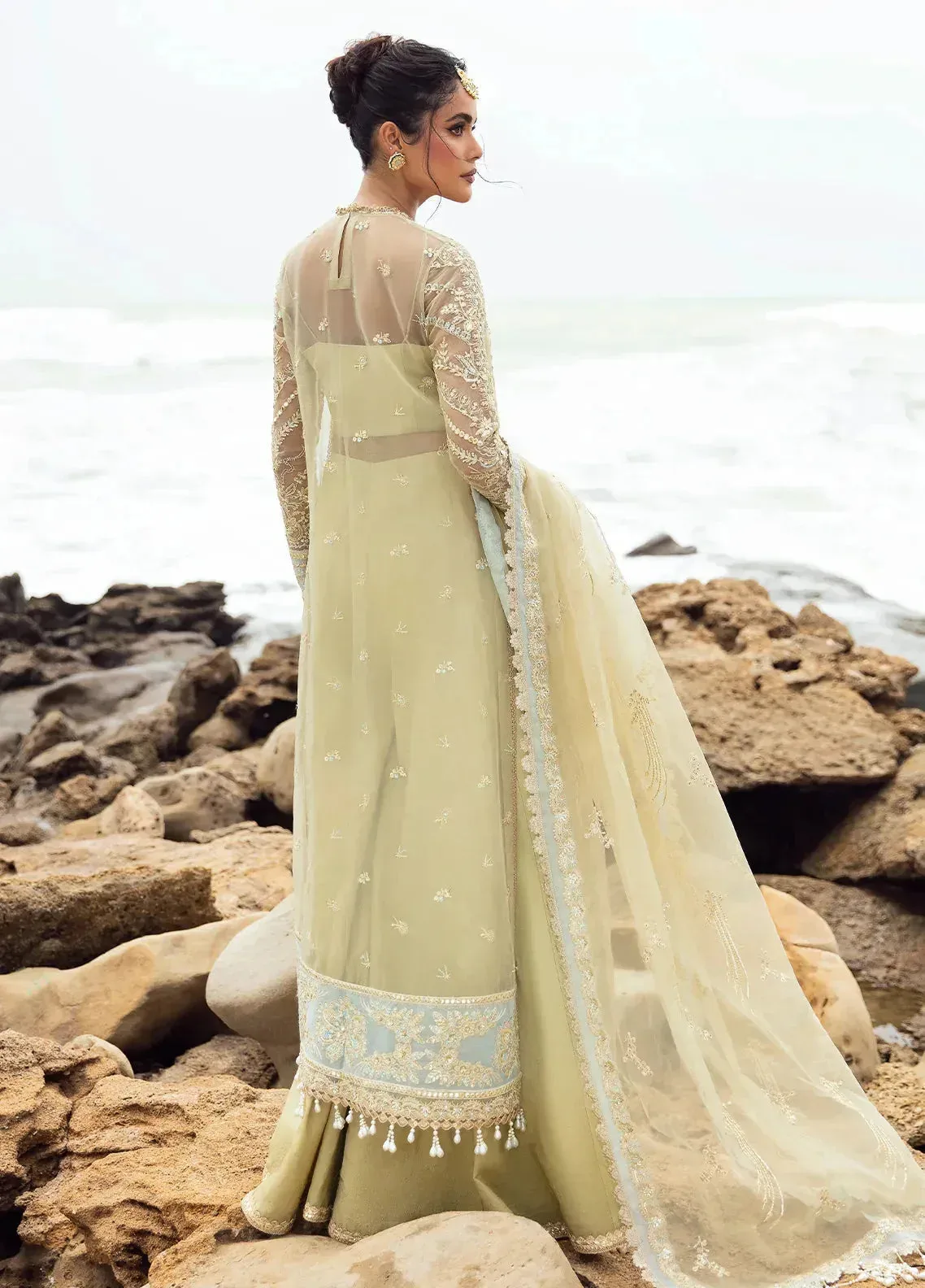 Afrozeh Raw Silk – view 2 – Poshaq