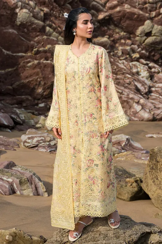 Afrozeh Summer Together Organza – view 1 – Poshaq