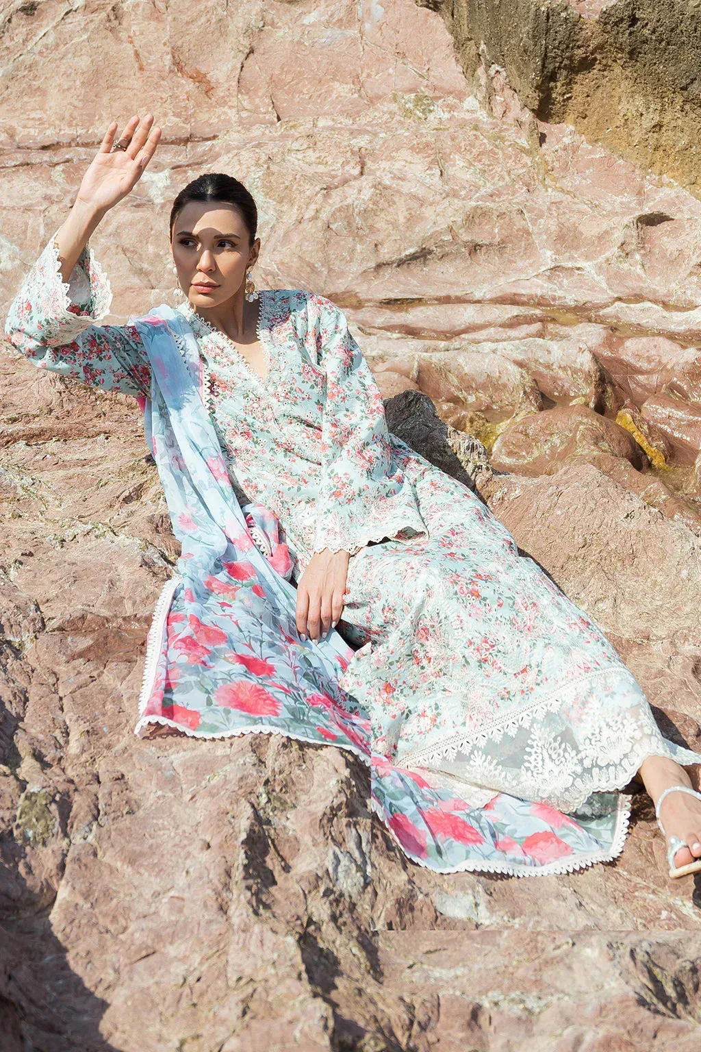 Afrozeh Organza – view 3 – Poshaq