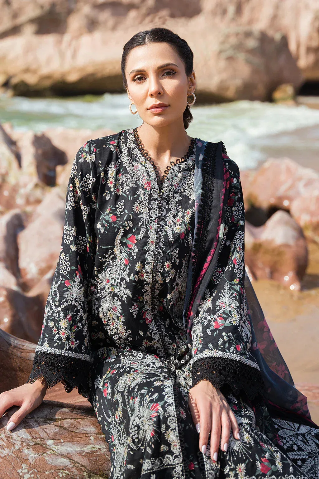 Afrozeh Organza – view 4 – Poshaq