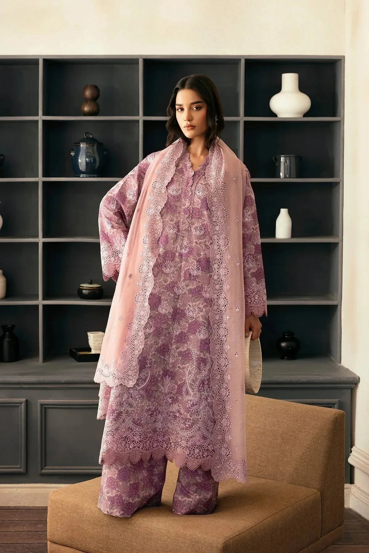 Afrozeh Day Break Organza – view 1 – Poshaq