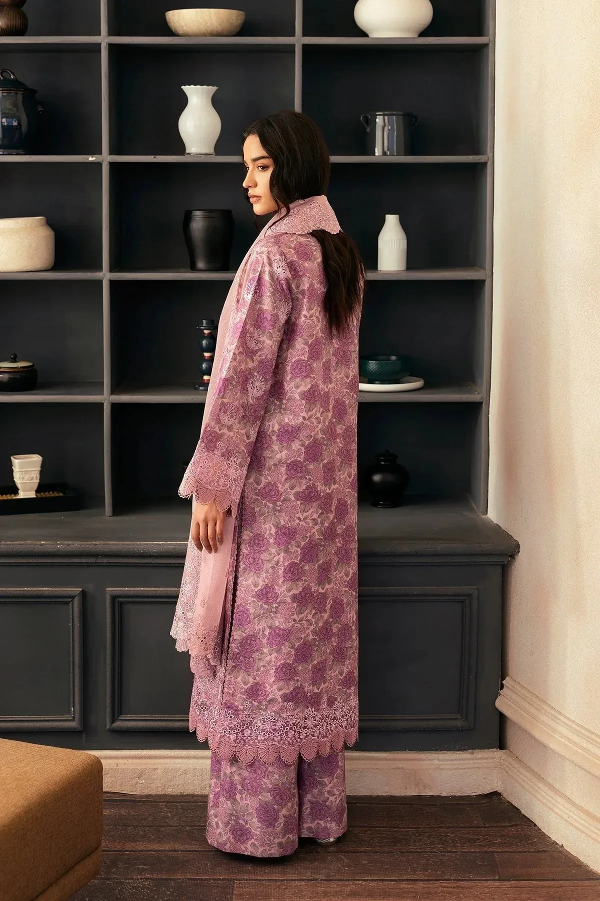 Afrozeh Day Break Organza – view 2 – Poshaq