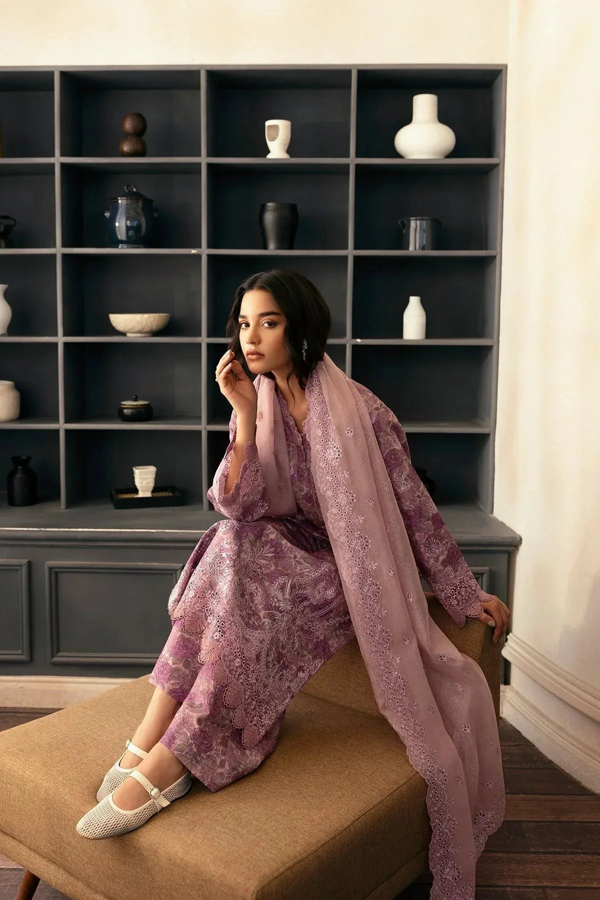 Afrozeh Day Break Organza – view 4 – Poshaq