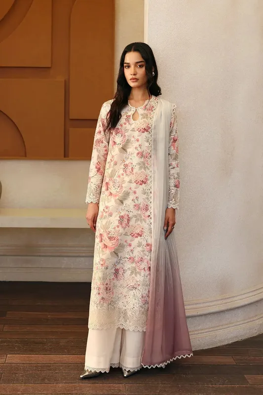 Afrozeh Day Break Organza – view 1 – Poshaq
