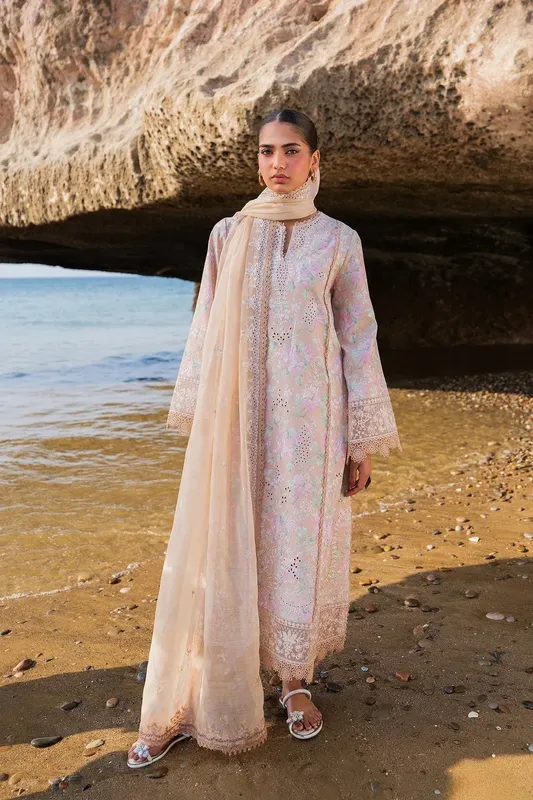 Afrozeh Endless Summer Organza – view 1 – Poshaq