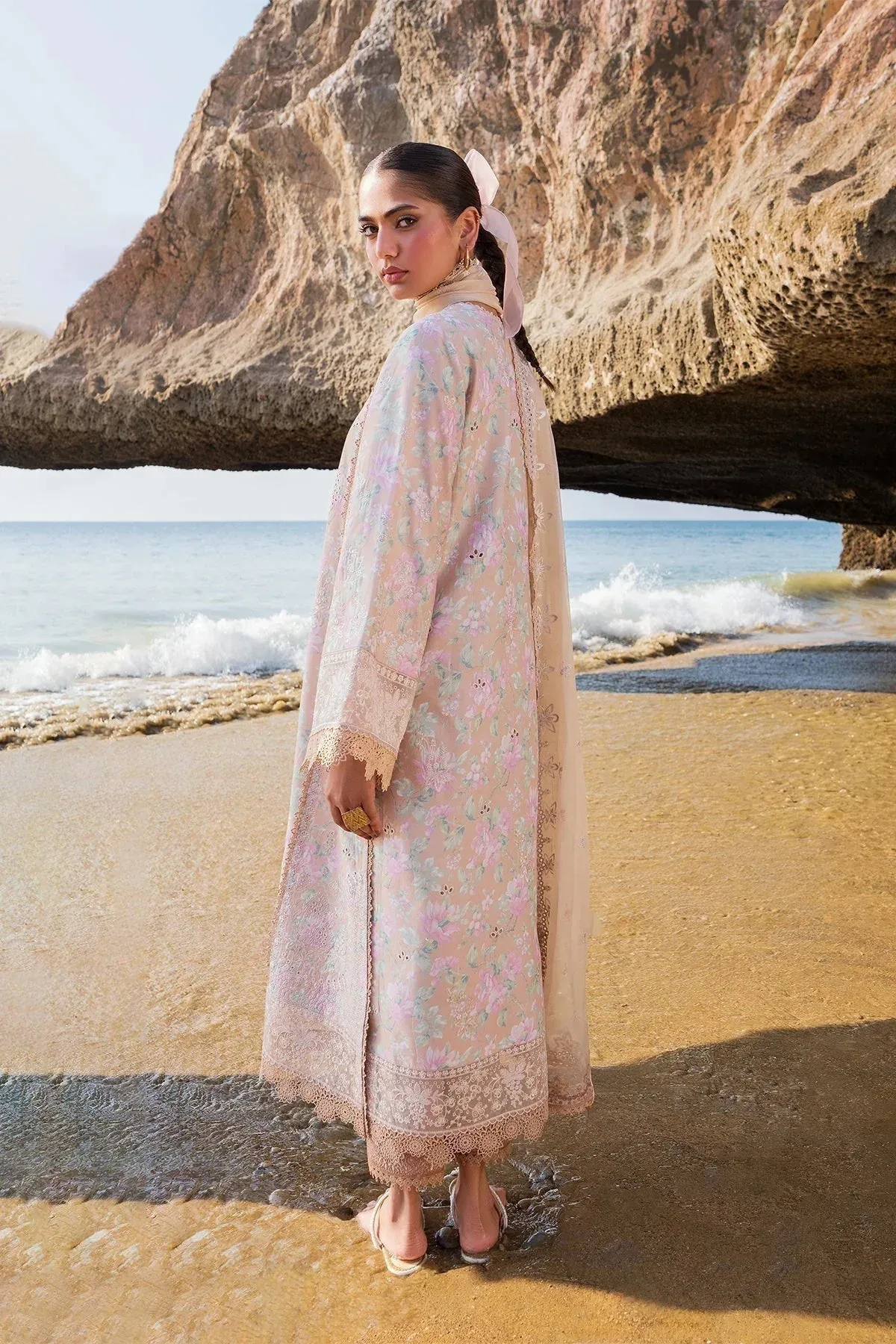 Afrozeh Endless Summer Organza – view 2 – Poshaq