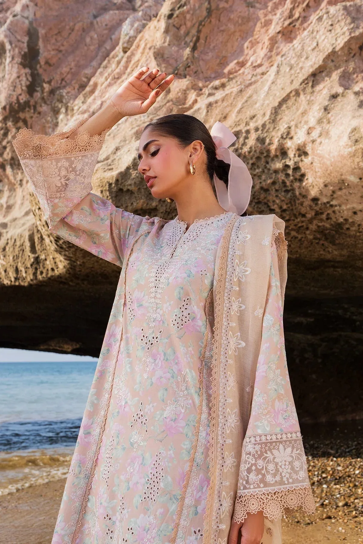 Afrozeh Endless Summer Organza – view 4 – Poshaq