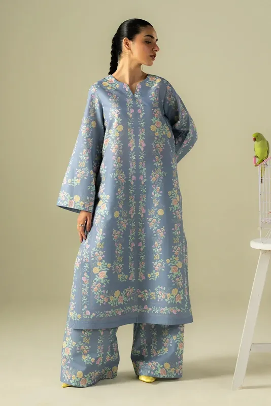 Afrozeh Cords Blue Cambric – view 1 – Poshaq