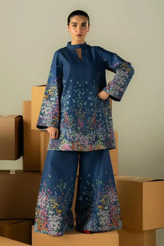Afrozeh Cords Blue Cambric – view 1 – Poshaq