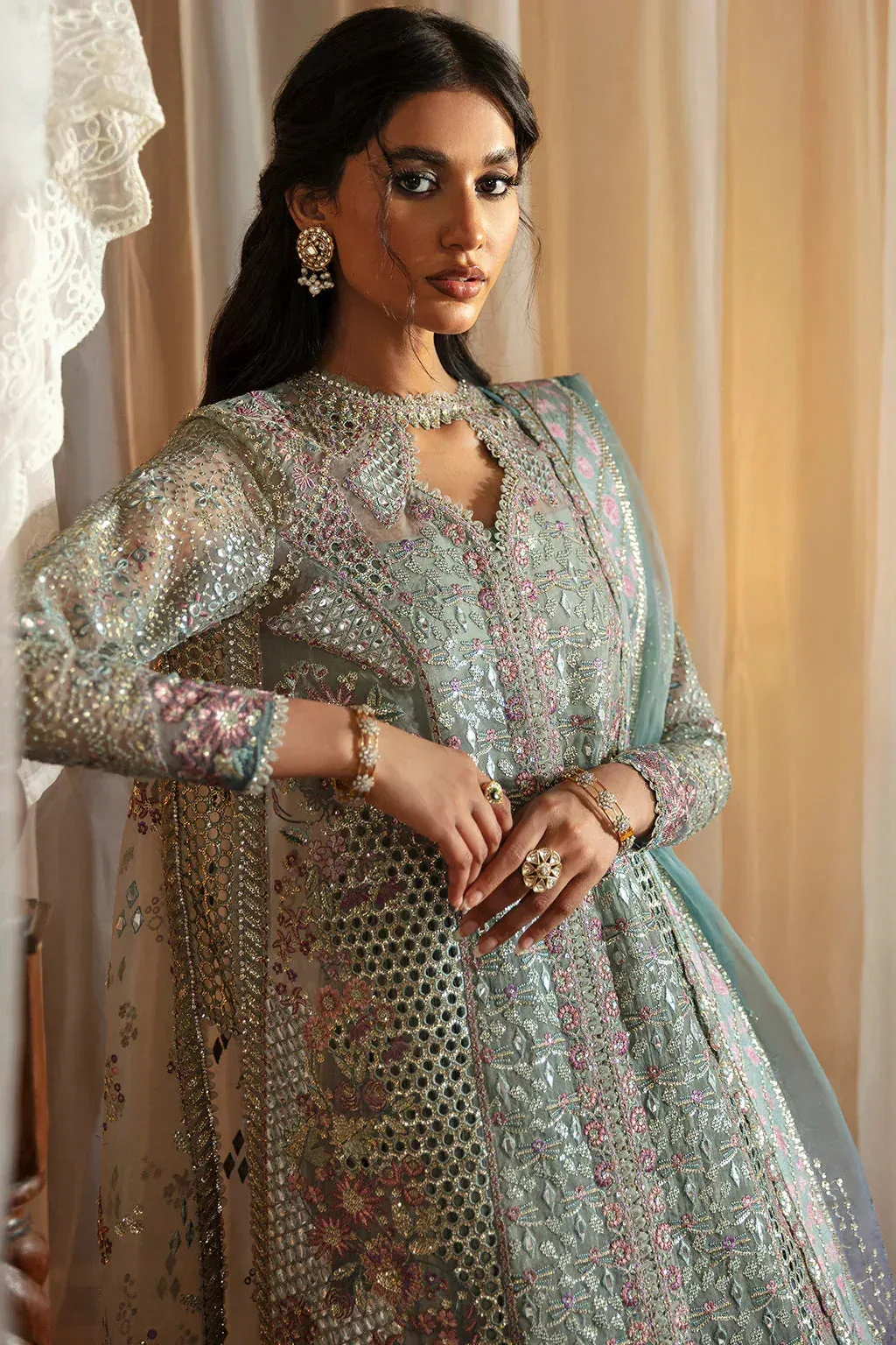 Afrozeh Raw Silk – view 7 – Poshaq