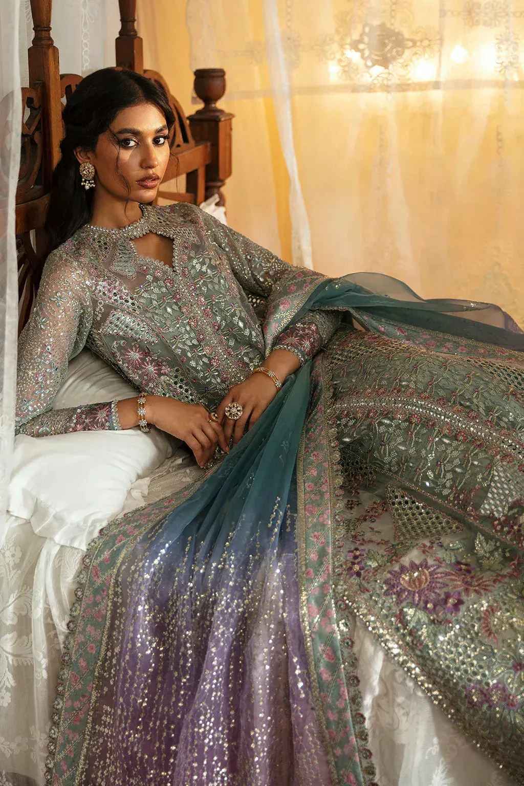 Afrozeh Raw Silk – view 9 – Poshaq