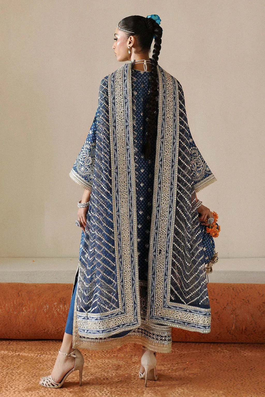 Afrozeh Raw Silk – view 2 – Poshaq