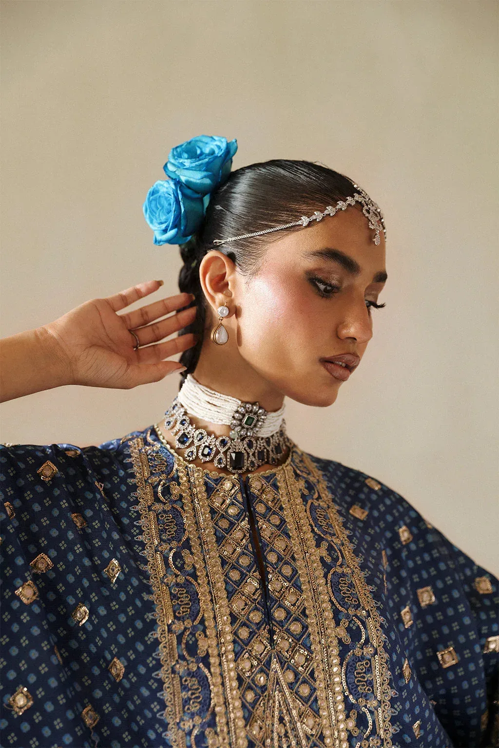 Afrozeh Raw Silk – view 5 – Poshaq