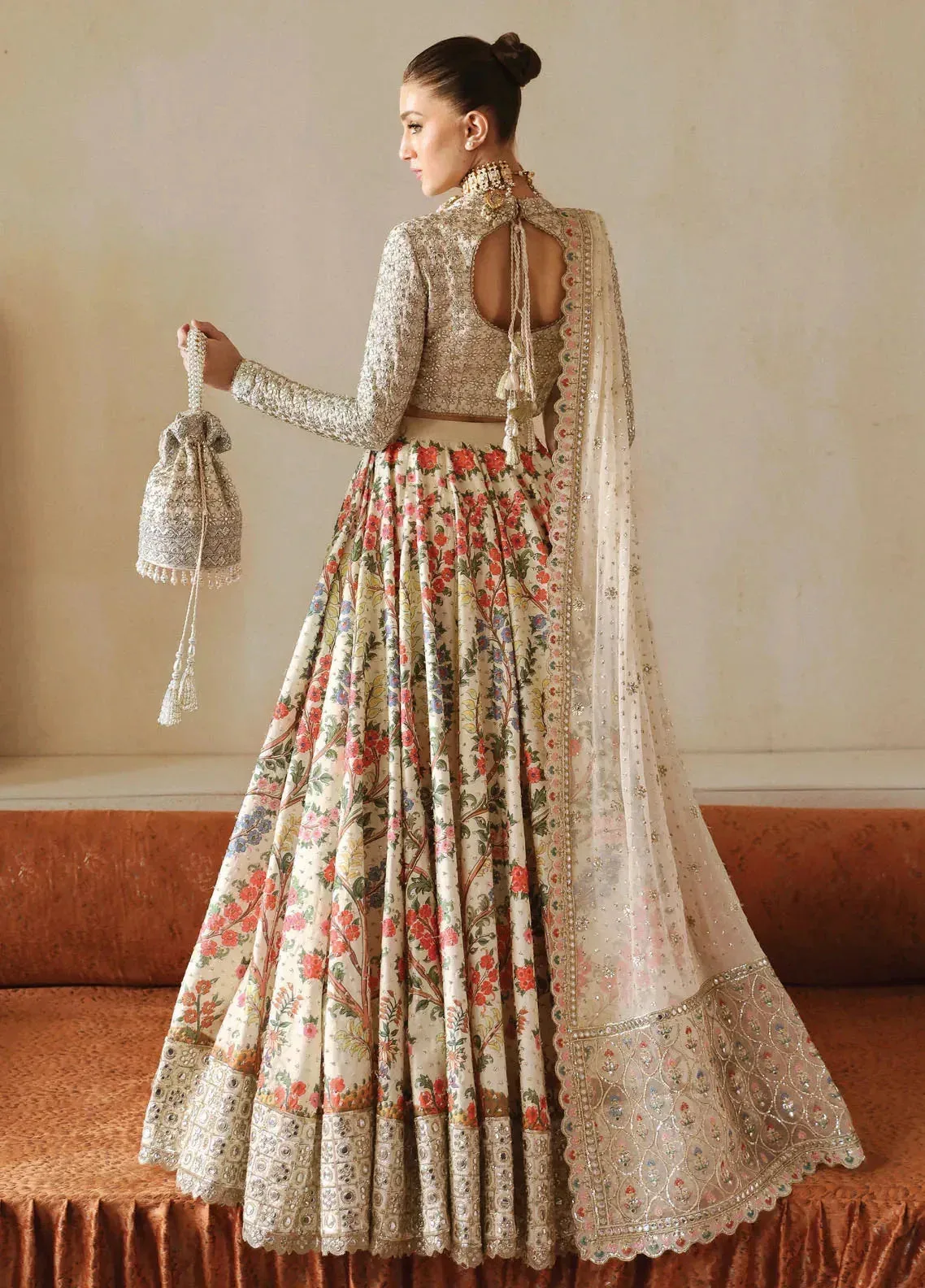 Afrozeh Raw Silk – view 2 – Poshaq