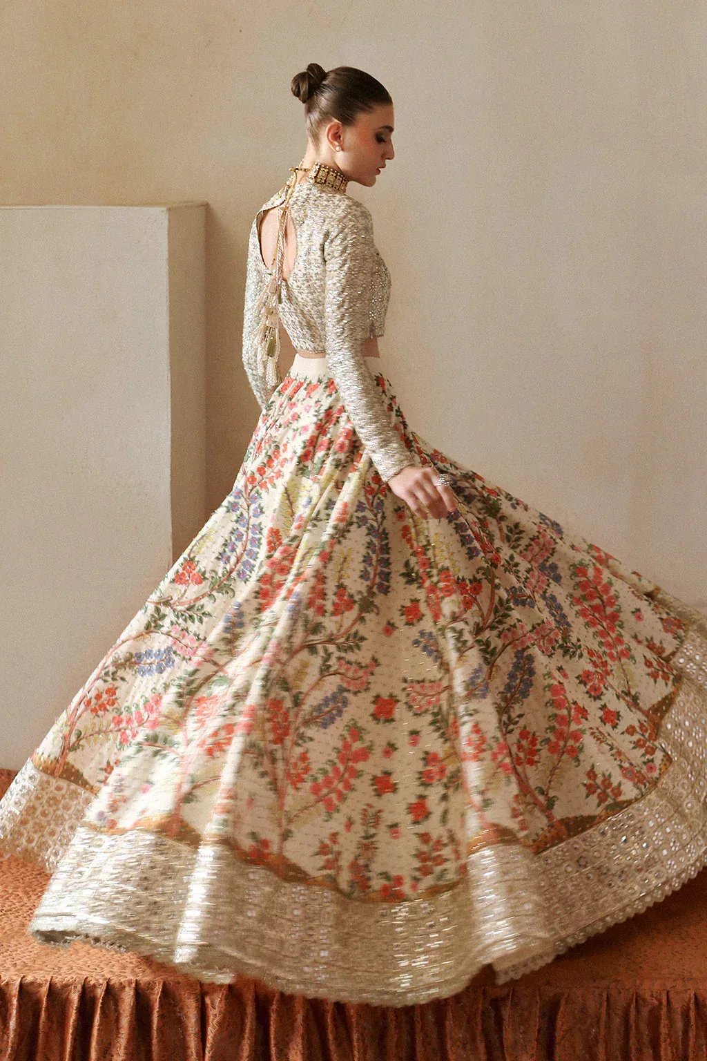 Afrozeh Raw Silk – view 4 – Poshaq