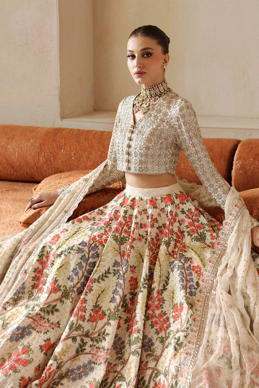 Afrozeh Raw Silk – view 7 – Poshaq