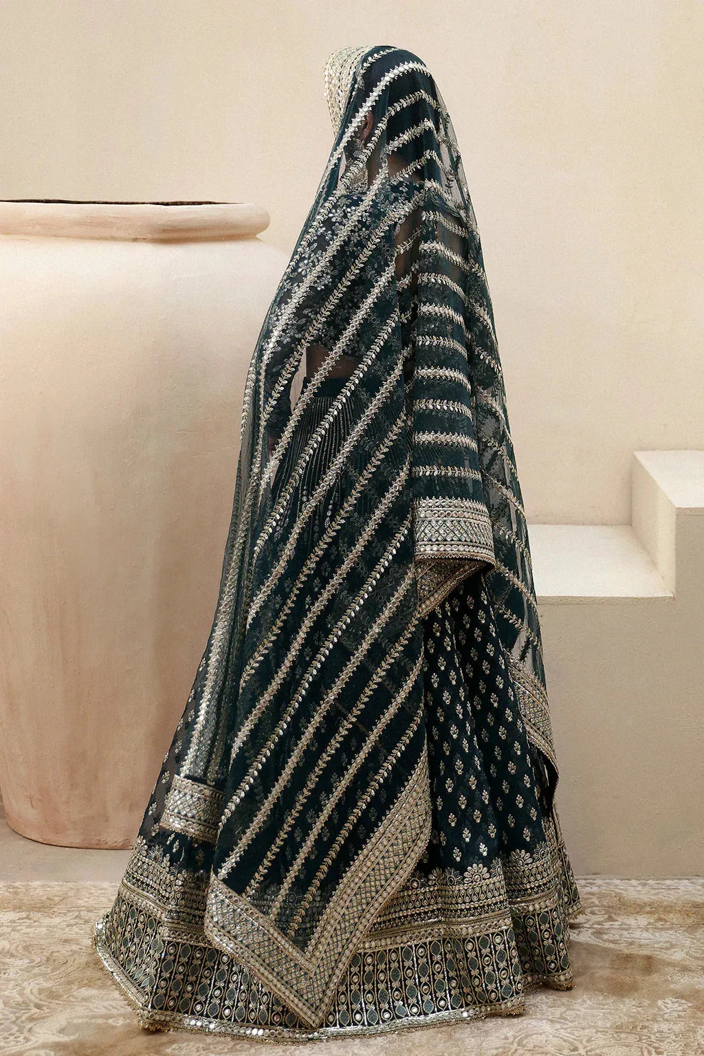 Afrozeh Raw Silk – view 2 – Poshaq