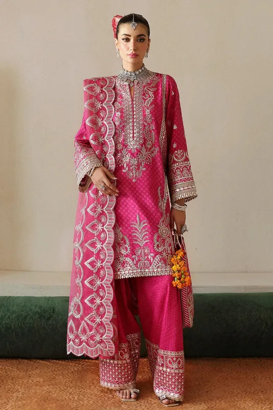 Afrozeh Shehnai Wedding Formal Raw Silk – view 1 – Poshaq