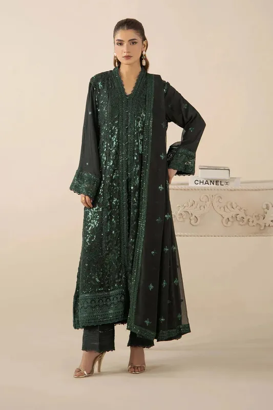 Adans Libas Adan Gowns 25 Raw Silk – view 1 – Poshaq