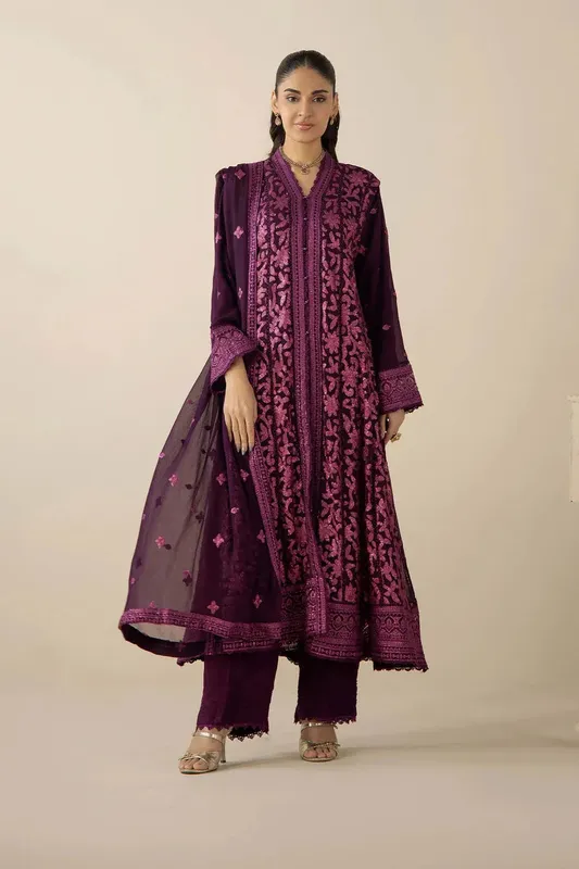 Adans Libas Adan Gowns 25 Raw Silk – view 1 – Poshaq