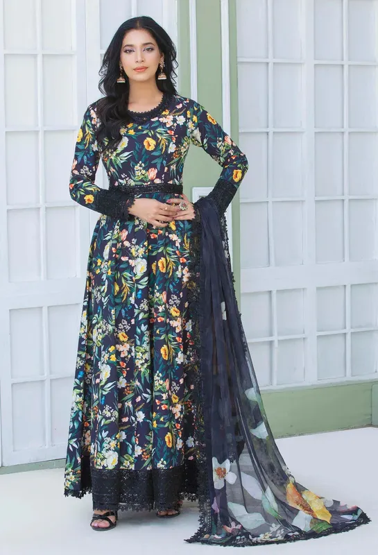 Adans Libas Khaddar 25 Chiffon – view 1 – Poshaq